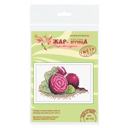 Sugar beetle embroidery set 6 × 9 cm-5