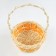 A set of wicker baskets from 3: D20 H 8/27; D17 H 7 H 25; D13 H 6 H 21 cm. (Ratan)