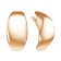 Earrings "minimalism" plate, gilding