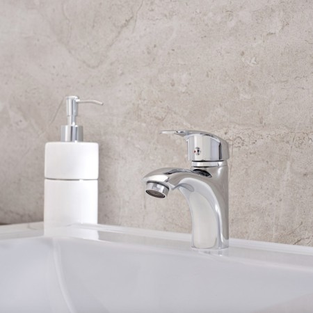Kitchen mixer RMS SL85-001F, single-leaf, chrome-1