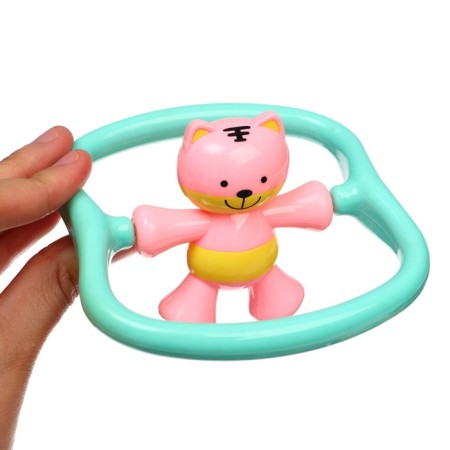 Rattle "cat", color mix, crush me-6