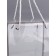 PET box with handles, silver, 20 x 20 x 9 cm