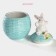 Sugar tower "Bunny", 650 ml, blue color