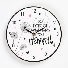 Wall clock, series: Happiness, 