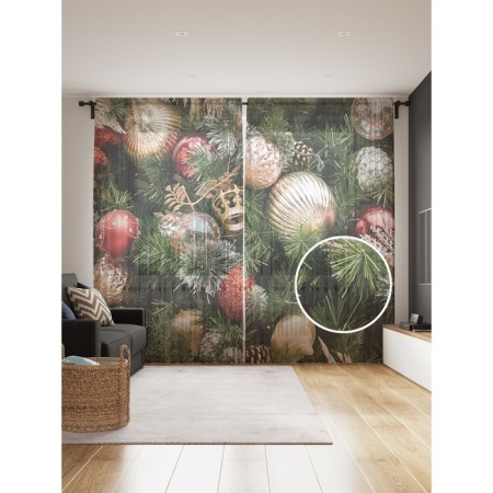 Photo "Festive decoration", size 145x265 cm, 2 pcs