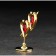 Souvenir "Two hearts with an arrow", 7 × 6 × 3 cm, with crystals