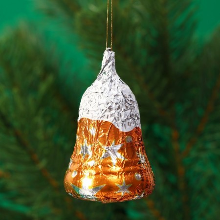 New Year. Chocolate figure "Bell" on a thread, mix, 15 g-3