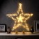 LED figure "Star" 80 cm, metal, 220 V, 8 modes, glow warm white