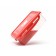 OURSSON plastic container, CP1103S/RD, red cover, 1.1 l, rectangular