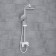 Soul system Wasserkraft a185.067.059.wm, tropical shower, shower, white