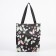 Folding bag on the button, waterproof, black color