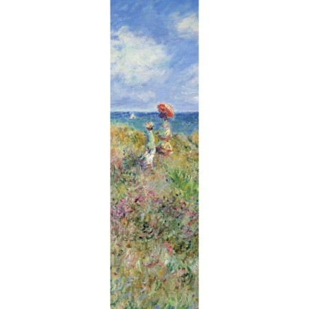 Bookmark with an elastic band. Claude Monet. Purville Rocks Walk