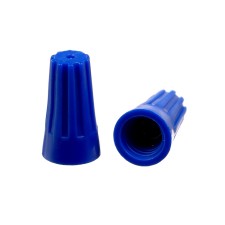 Connecting insulating clamp for SIZ-2, 2.0-4.5 mm wires, blue, set 100 pcs