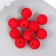 Beads for creativity velvet spraying "Chili pepper" set 10 pcs d = 1.4 cm