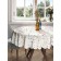 The tablecloth on the New Year Confetti table, Round, Saten, D = 150 cm