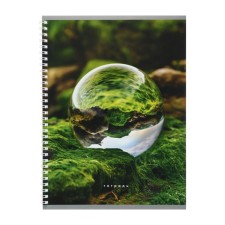 A4 notebook, 60 sheets in the ruler on the crest of the 
