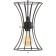 Lamp Bayerlux "Anetta" 3he27 40W black 16x50x23-123cm