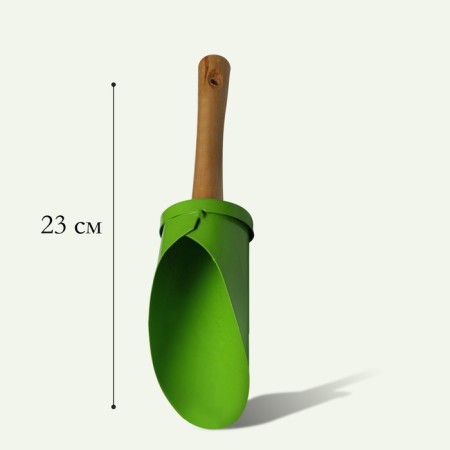 Onion planter soot, length 23 cm, wooden handle-2