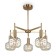 Freya FR5366CL-05BS Fero, 650x650x550 mm ceiling lamp, E14, 5x40W, brass color