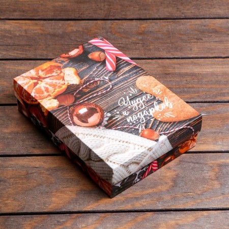 Gift box team "Miracles and Gifts", 21 x 15 x 5.7 cm-2
