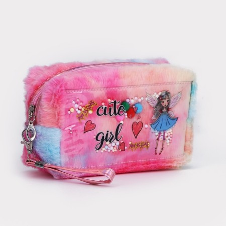 Lightning cosmetic bag, pink color