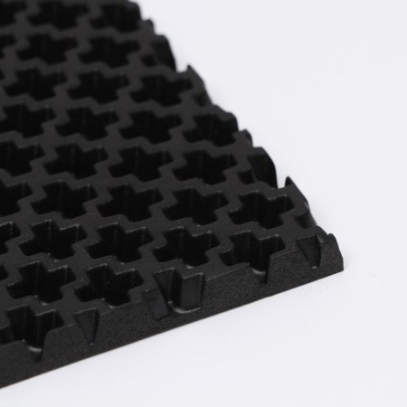 Animal mat is universal, rectangular, 40 x 80 cm, black-1