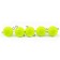 Cargo Cheburashka painted collapsible Yaman 5 pcs., 48 g, yellow