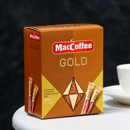 Natural coffee soluble sublimated "Maccoffee Gold", 2g