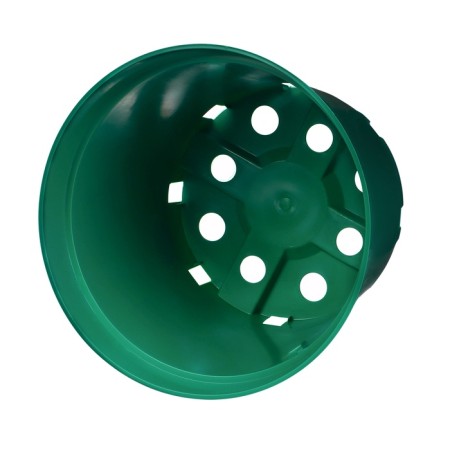 Pot for seedlings, 5 l, d = 22 cm, h = 18 cm, green, greengo-11