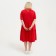Women's dress Mist Plus-Size, size 50, red color