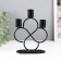 Summary metal for 3 candles "curls" d = 2 cm black 14x6x16.5 cm