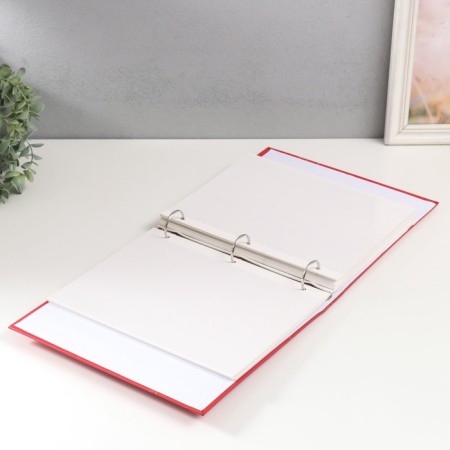 Photo album on 50 magnetic sheets 23x28 cm, on the rings "Red Wedding"-4