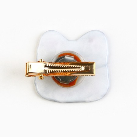 Hair hair clip luminous "cat", 3.4 x 3 cm-3