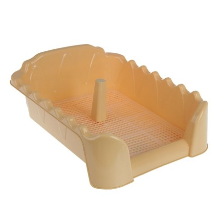 RIF toilet with a column, for dogs, 55 x 40 cm, beige
