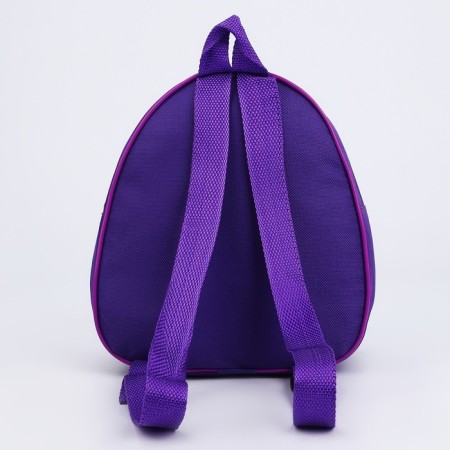 Baby backpack for a girl with a patch "Butterflies", 23x20.5 cm,-4