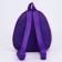 Baby backpack for a girl with a patch "Butterflies", 23x20.5 cm,