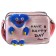Children's bag with a zipper, 6x11x13 cm, adjustable belt, pink mix