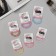 Hair gum "Spring" Bright strip, D-5.5 cm, mix