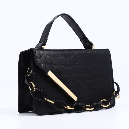 Bag Messenger on magnet, black color-2