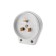 VSH fork for electric stove 32 A, 250 V, 2P+re white rexant