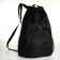 A bag for shoes is large on the screed, the color is black