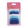 Hair elastic band "Mahrushka Assorted" (set 12 pcs) blue and white