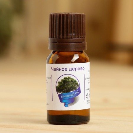 Essential oil "Tea tree", a bottle-boiler, annotation, 10 ml, disinfectant-1