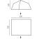 BTRACE REST tent, height 208 cm, single-layer, green color