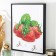 Decorative hooks 2 hooks "strawberries" 19x24 cm