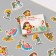 Stickers for creativity "Four seasons" embossing gold set 48 pcs 9x7x0.8 cm