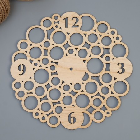 Harvesting for creativity "Circle from circles", with a substrate