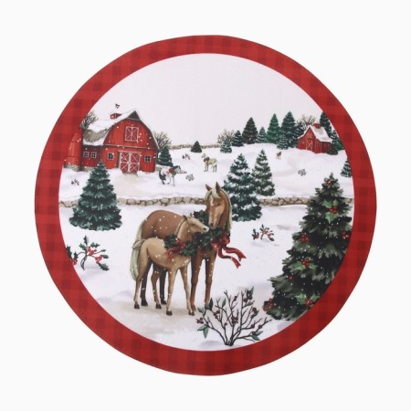Napkin on the table "Cozy Christmas" 30x30cm, 100% p/e, oxford 420 g/m2-1