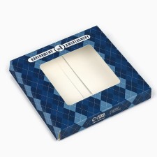 Square chocolate box “Male”, 10.2 x 10.2 x 1.4 cm