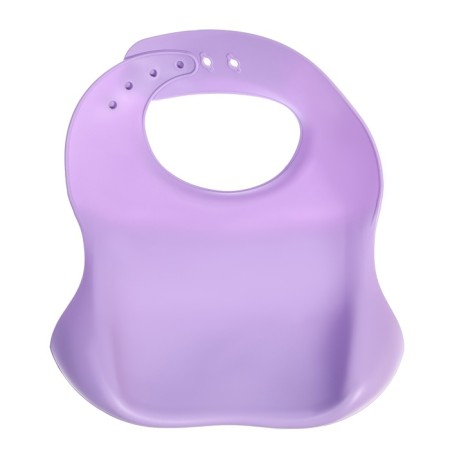 Set for feeding, food silicone, lilac color-9